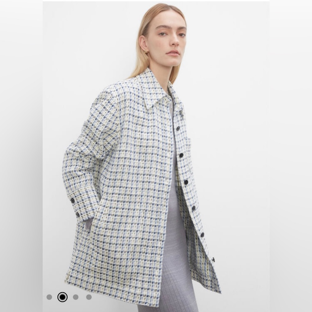 Club Monaco Textured Shirt Jacket